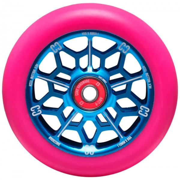 CORE Колесо для трюкового самокату CORE Hex Hollow 110mm Pink