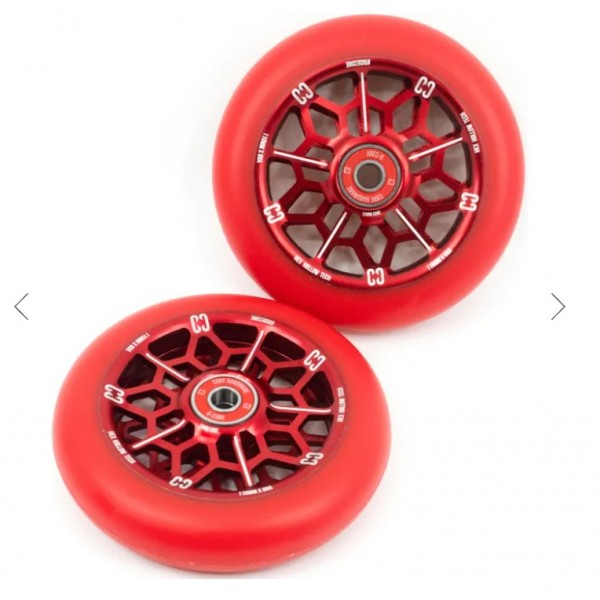 CORE Комплект для трюкового самокату CORE Hex Hollow 110mm Red