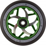  STRIKER Колесо для трюкового самокату Striker Essence V3 Black Pro Scooter Wheel 110X 24mm Green