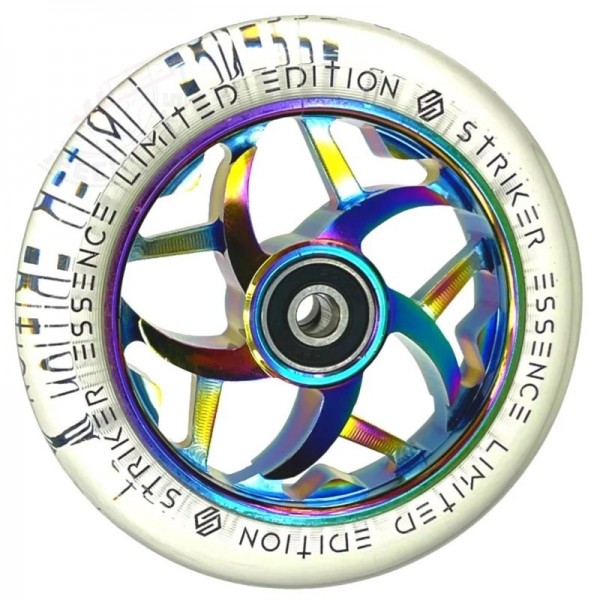 STRIKER Колесо для трюкового самокату Striker Essence V3 Clear 110mm Rainbow