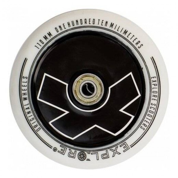 Колесо для трюкового самокату  eXplore 110mm White