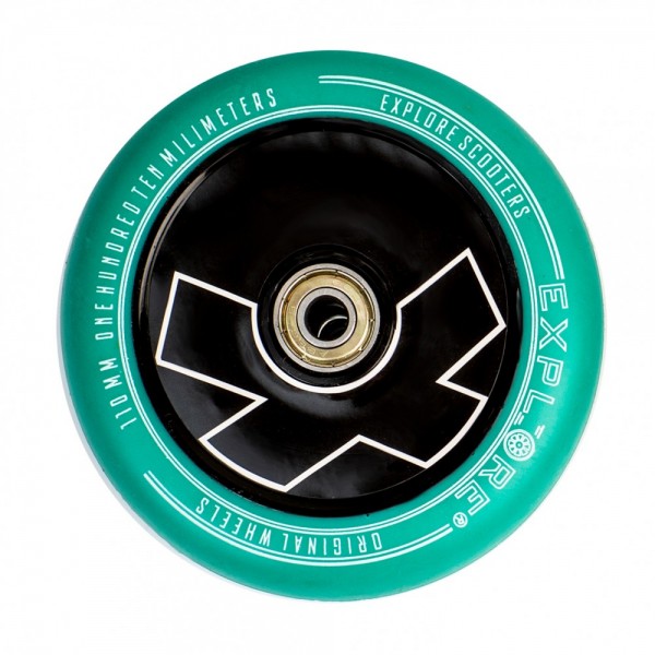 Колесо для трюкового самокату  eXplore 110mm Aquamarine 
