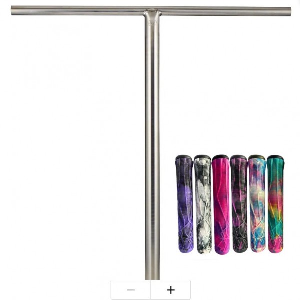Руль Titanium Infinity Terminator Ti Pro Scooter Bar (RAW) Титановый