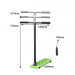 Трюковый самокат-тренажер Indo Scooter OTTER SPACE green